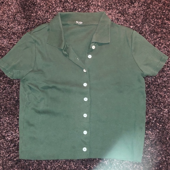 Brandy Melville Tops - Green Brandy Tshirt